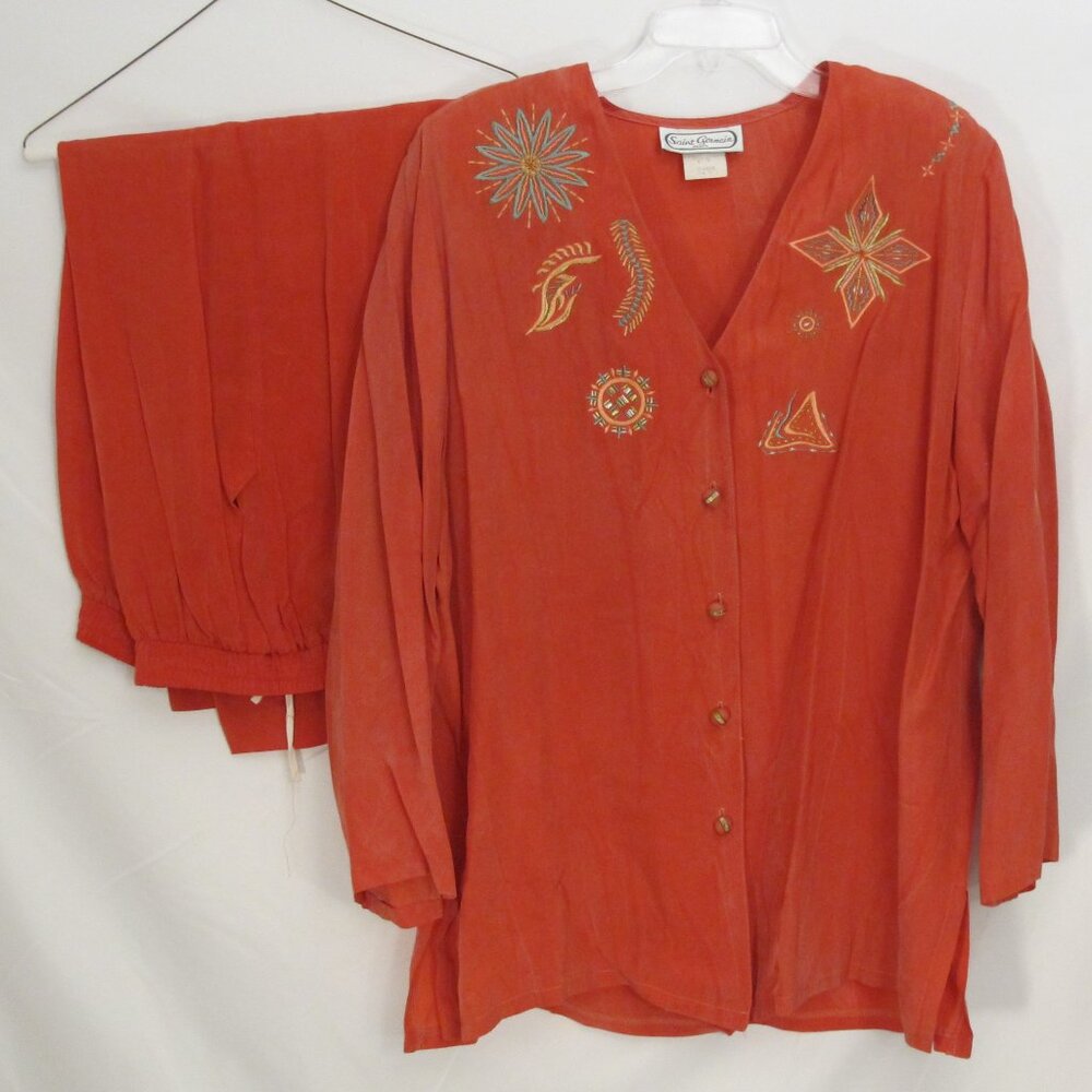 St. Germain dusty red 2-piece outfit XL